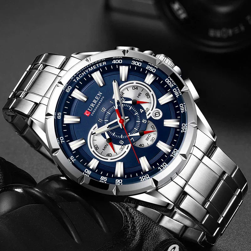 Relógio Luxury Chronograph Masculino