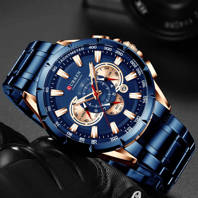 Relógio Luxury Chronograph Masculino