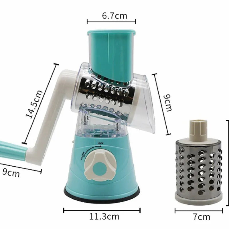 Ralador Automático Rotativo de queijo e legumes